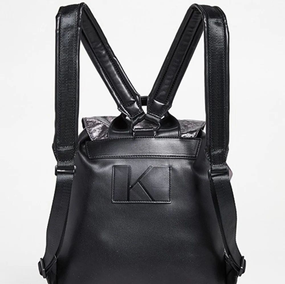 NWT, Kendall + Kylie Metallic Lex Foiled Backpack